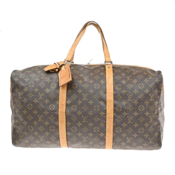 LOUIS VUITTON Sac Souple 55 Travel Hand Bag Monogram Leather BN M41622 32EF190 - Picture 1 of 16